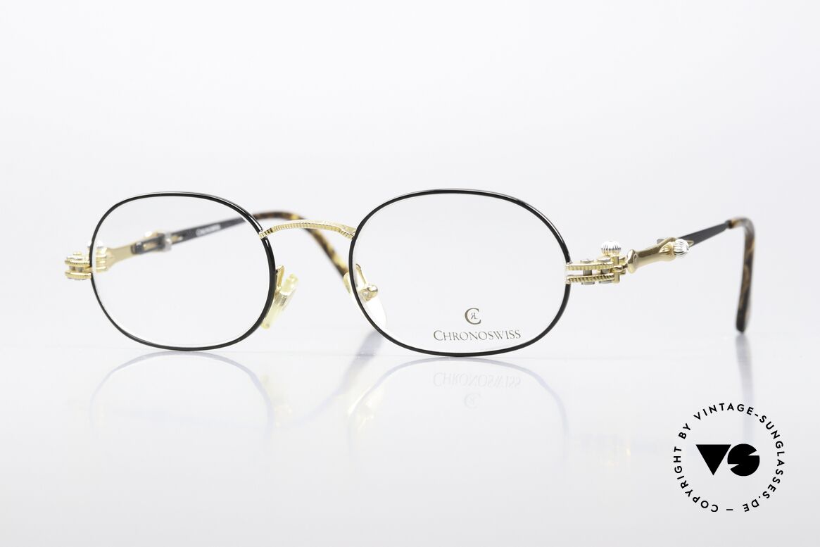 Chronoswiss CS3 80er Brille Für Uhrenkenner, alte 80er Jahre Brille von CHRONOSWISS, Modell CS3, Passend für Herren und Damen