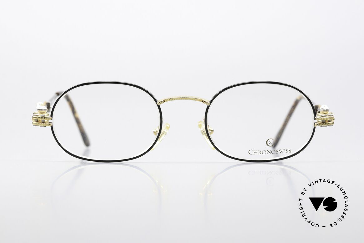 Chronoswiss CS3 80er Brille Für Uhrenkenner, rare Luxusbrille für wahre Insider und Uhren-Kenner, Passend für Herren und Damen