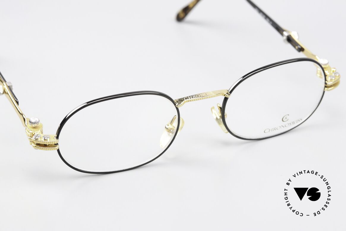 Chronoswiss CS3 80er Brille Für Uhrenkenner, zudem vergoldet und platin-plattiert (selbstredend), Passend für Herren und Damen