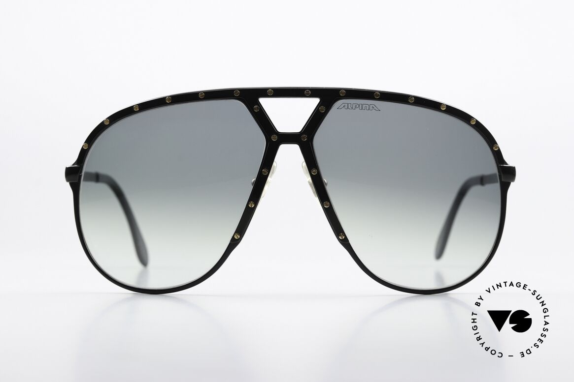 Alpina M1 1980er Sammlersonnenbrille, M1 = eine der legendärsten vintage Sonnenbrillen, Passend für Herren und Damen