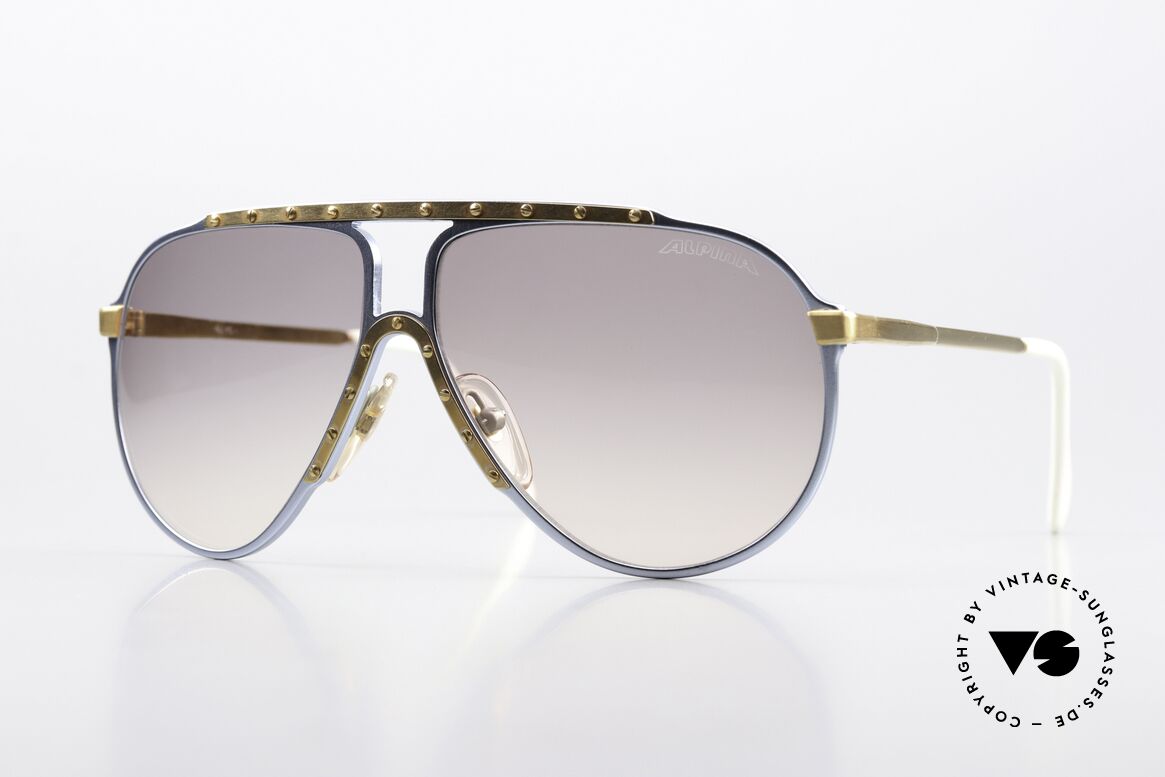 Alpina M1 West Germany 80er Kultbrille, legendäre Alpina M1 Sonnenbrille, Größe 60°12, Passend für Herren und Damen