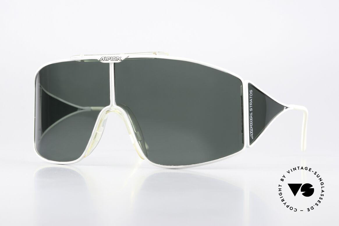 Alpina Stratos Polarisierende Vintage Brille, sportliche ALPINA STRATOS vintage Sonnenbrille, Passend für Herren