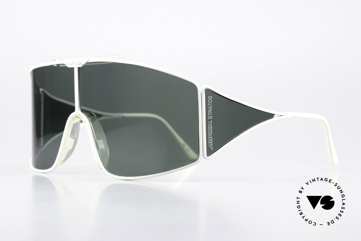 Alpina Stratos Polarisierende Vintage Brille, Hybrid aus Sport & Schick; seltenes Designerstück, Passend für Herren