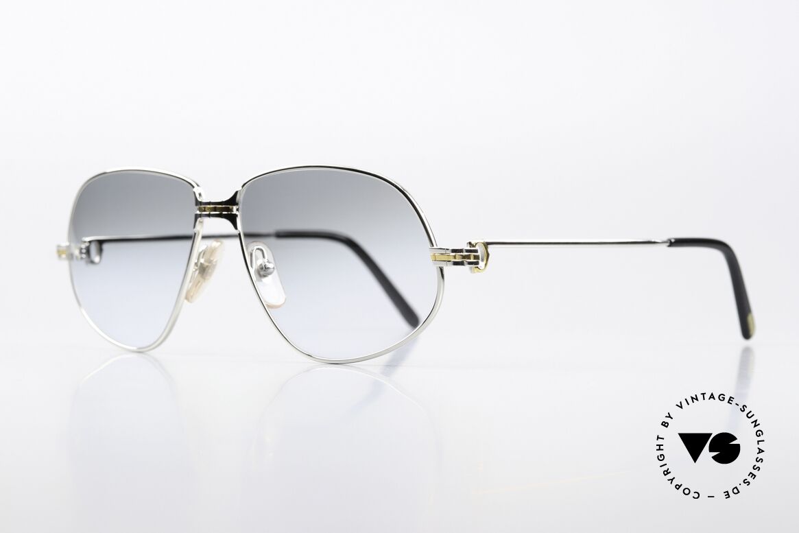 Cartier Panthere G.M. - M Platin Herrenbrille Von 1988, wurde 1988 veröffentlicht und dann bis 1997 produziert, Passend für Herren