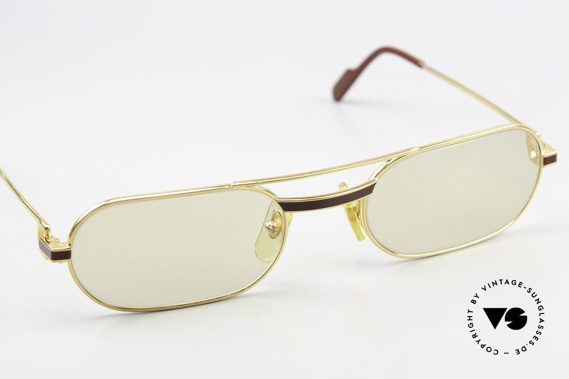 Cartier MUST Laque - M Gläser Verdunkeln Selbst, photochromatic Mineralgläser verdunkeln bei Sonne, Passend für Herren und Damen