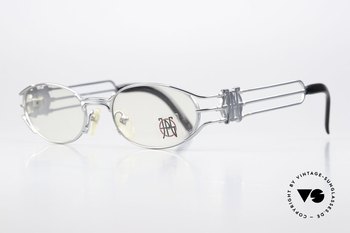 Jean Paul Gaultier 58-5102 Steampunk Style 90er Brille, unbeschreibliche Spitzenqualität (Muss man fühlen!), Passend für Herren und Damen