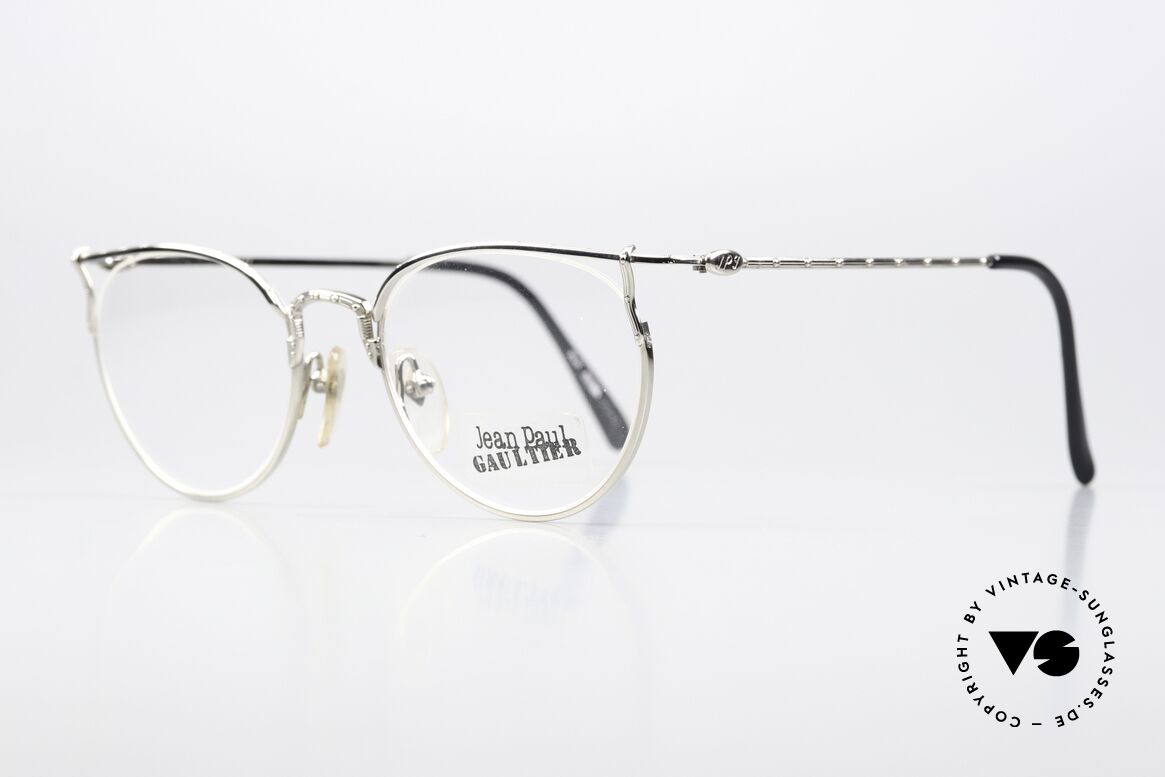 Jean Paul Gaultier 55-3177 Designerbrille Von 1997, Rahmenkonstruktion mit randloser Glasfassung, Passend für Herren und Damen