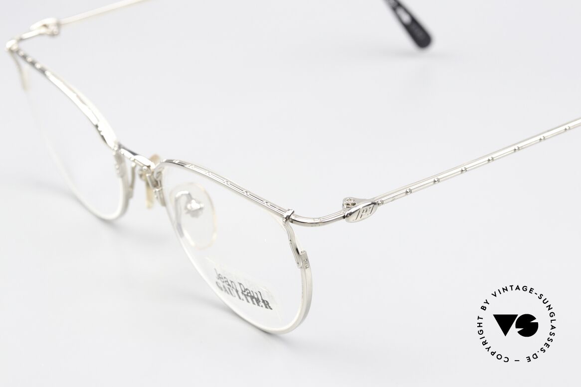 Jean Paul Gaultier 55-3177 Designerbrille Von 1997, mit original DEMO-Gläsern in Größe 49-20, 140, Passend für Herren und Damen