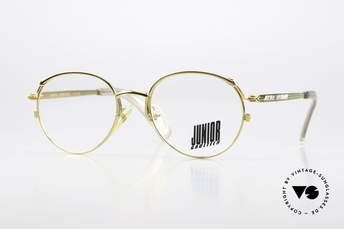 Jean Paul Gaultier 57-2173 22kt Vergoldet In 51mm Size, enorm hochwertige 90er Designerbrille in Gr. 51/19, Passend für Herren und Damen