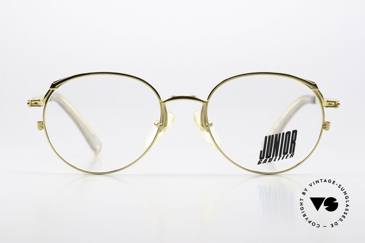 Jean Paul Gaultier 57-2173 22kt Vergoldet In 51mm Size, 22kt vergoldete (gold-plated) Fassung, made in Japan, Passend für Herren und Damen