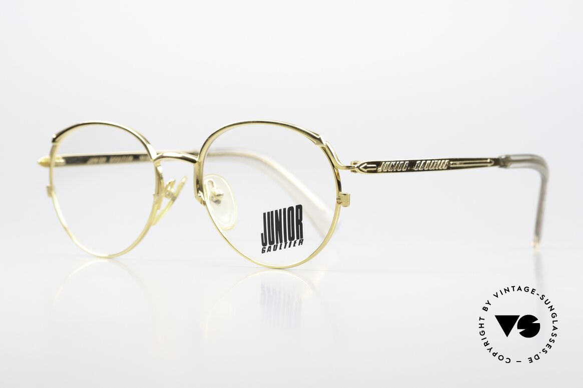 Jean Paul Gaultier 57-2173 22kt Vergoldet In 51mm Size, fühlbare Top-Qualität; JUNIOR GAULTIER Collection, Passend für Herren und Damen