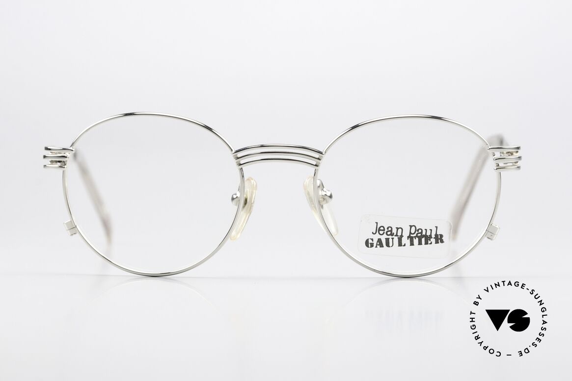 Jean Paul Gaultier 55-3174 Die Gabelbrille Von Gaultier, Bügel in Form einer Gabel (typisch einzigartig Gaultier), Passend für Herren und Damen