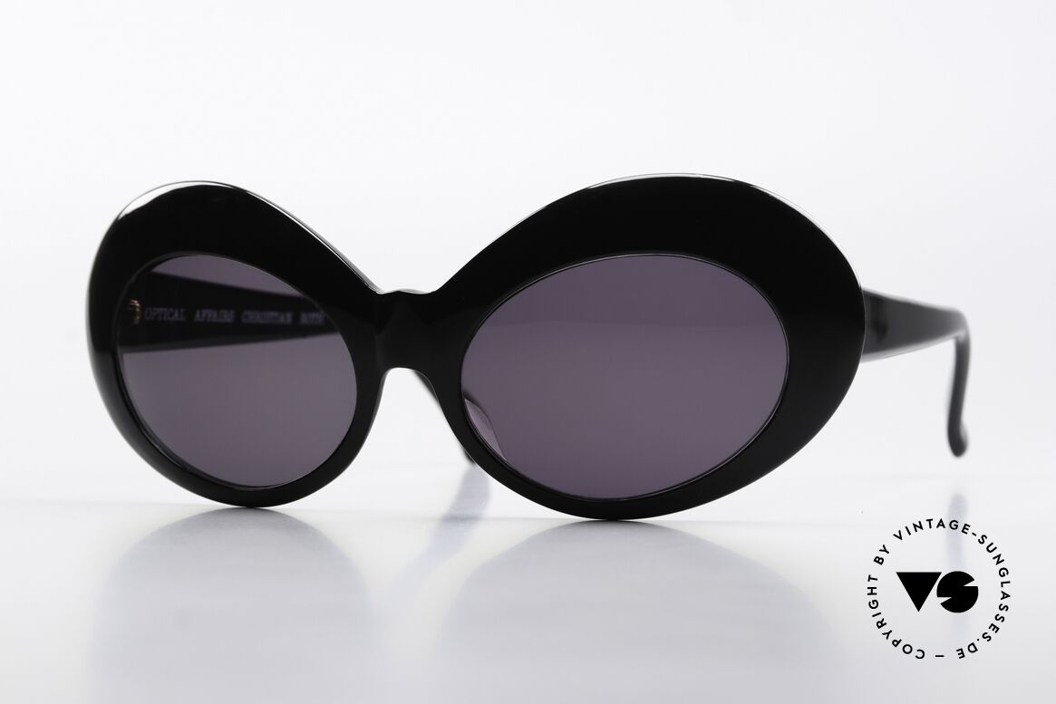 Christian Roth 5555 Jackie O Sonnenbrille 1989, Christian Roth Optical Affairs Sonnenbrille, NY, Passend für Damen