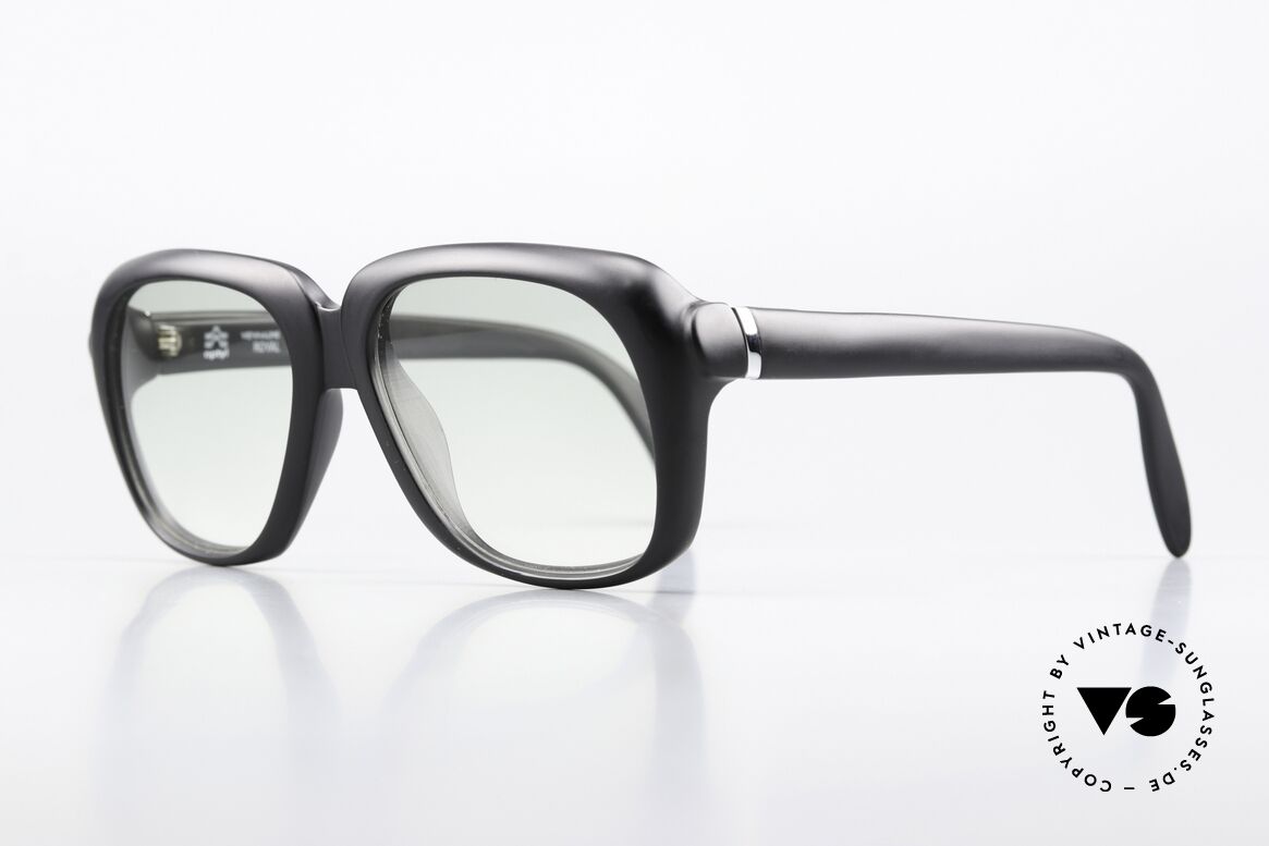 Viennaline Royal 1611 Old School Optyl Brille 70er, dennoch enorm komfortabel dank genialem Optyl-Material, Passend für Herren