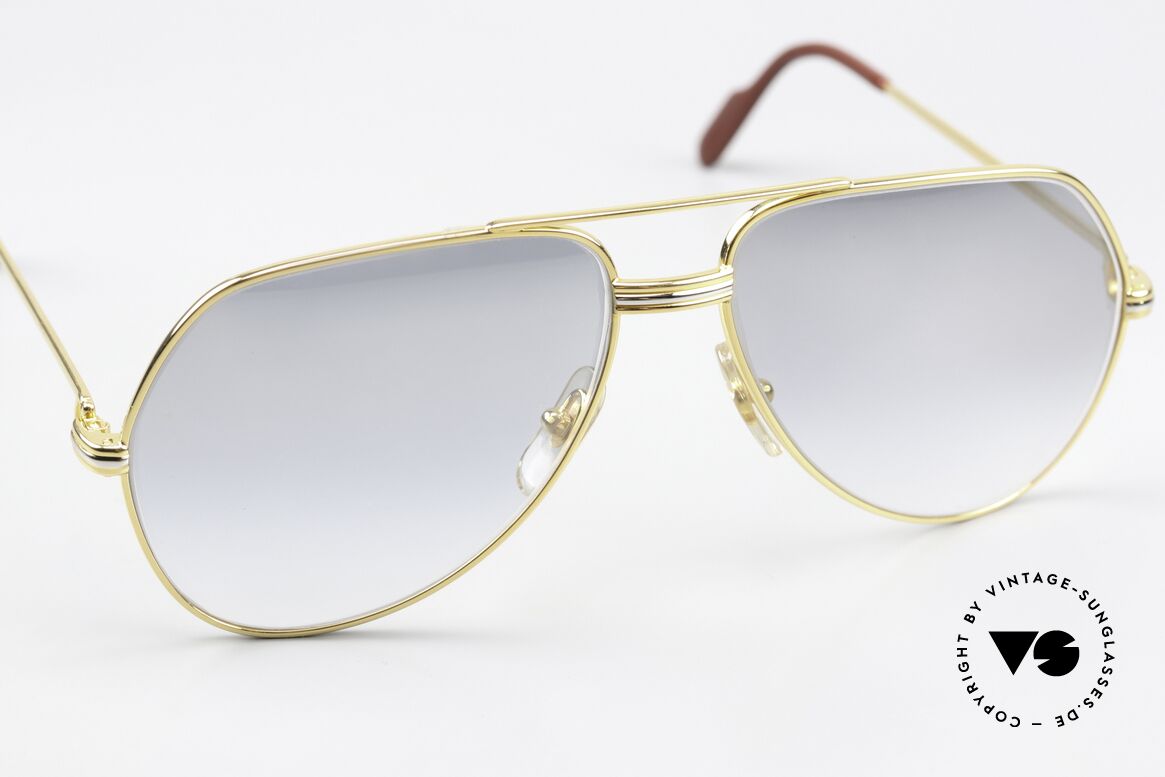 Cartier Vendome LC - M High-End Mineral Ratti Gläser, die Gläser sind teilverspiegelt & entspiegelt zugleich, Passend für Herren