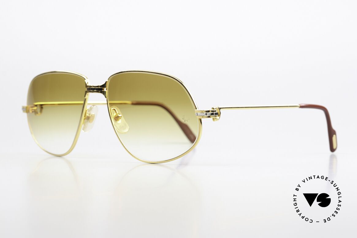 Cartier Panthere G.M. - XL Orgadur Ratti Sonnengläser, wurde 1988 veröffentlicht und dann bis 1997 produziert, Passend für Herren