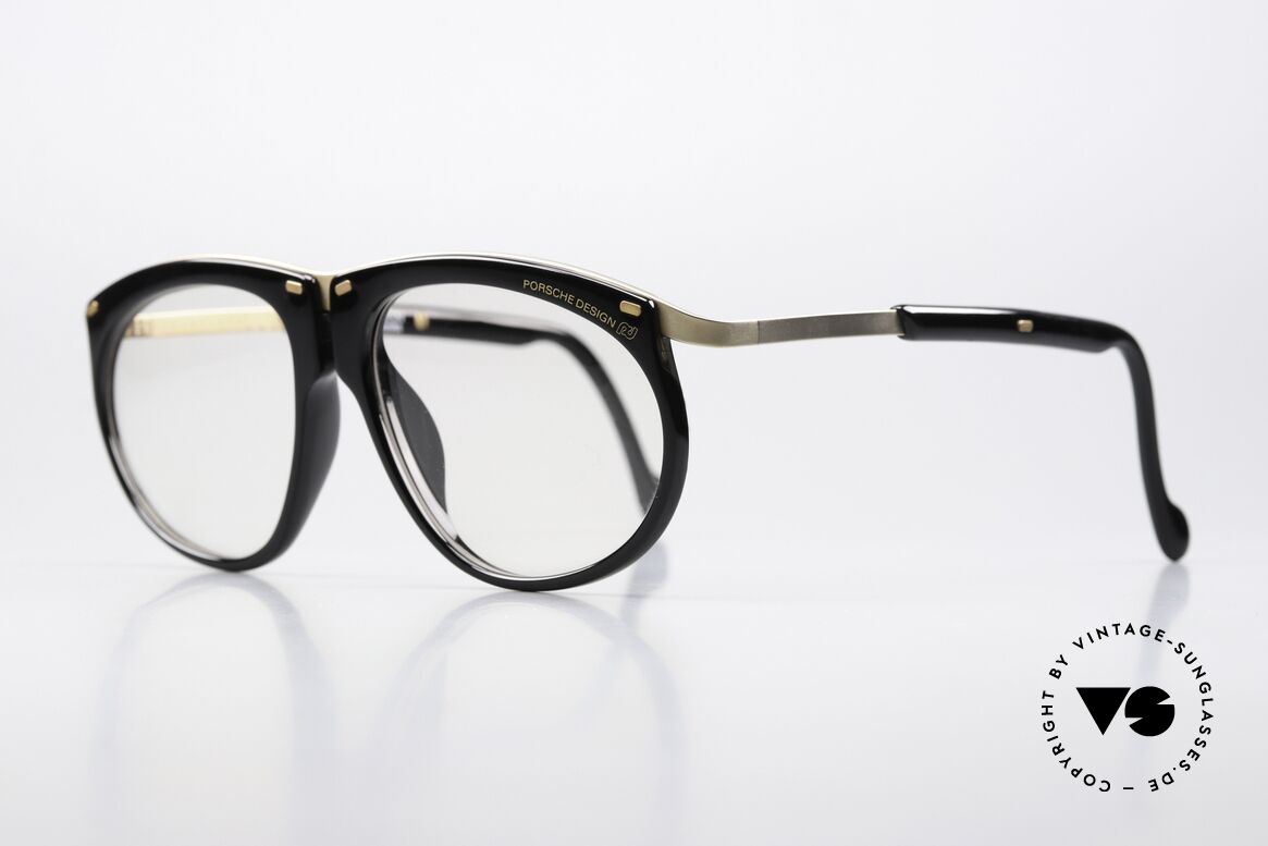 Porsche 5660 Einstellbare Vintage Brille, wirklich außergewöhnliche Form, Large Gr. 58/14, Passend für Herren