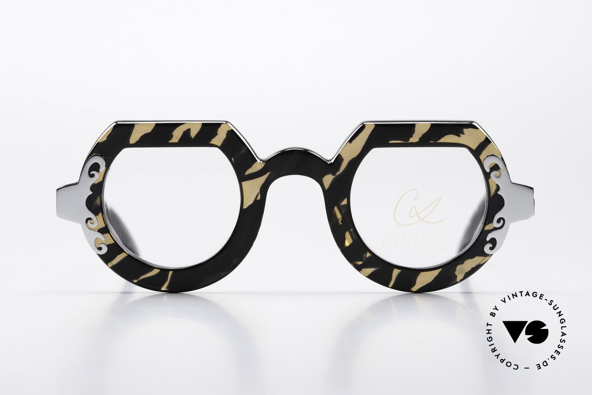Christian LaCroix 7305 Eyecatcher Damenbrille 90er, Rokokko-Zeitalter diente als Inspiration für's Design, Passend für Damen