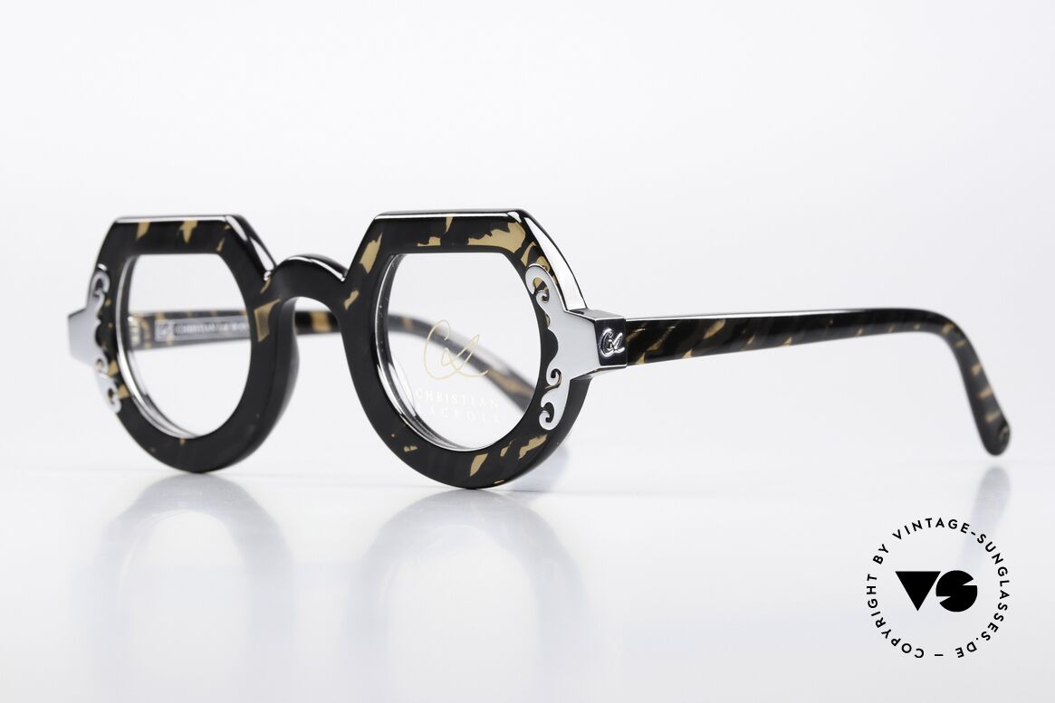 Christian LaCroix 7305 Eyecatcher Damenbrille 90er, genialer OPTYL-Kunststoff mit grandiosem Muster, Passend für Damen