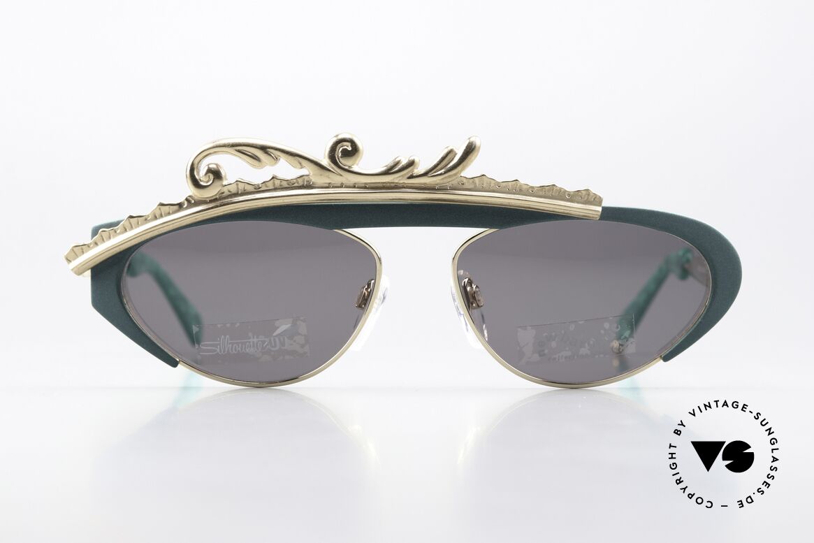 Silhouette M9608 Eyecatcher Damenbrille 80er, Barock-Zeitalter diente als Inspiration für's Design, Passend für Damen