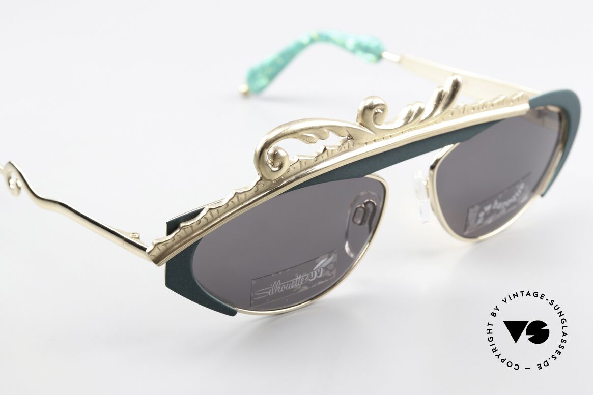 Silhouette M9608 Eyecatcher Damenbrille 80er, Größe: medium, Passend für Damen