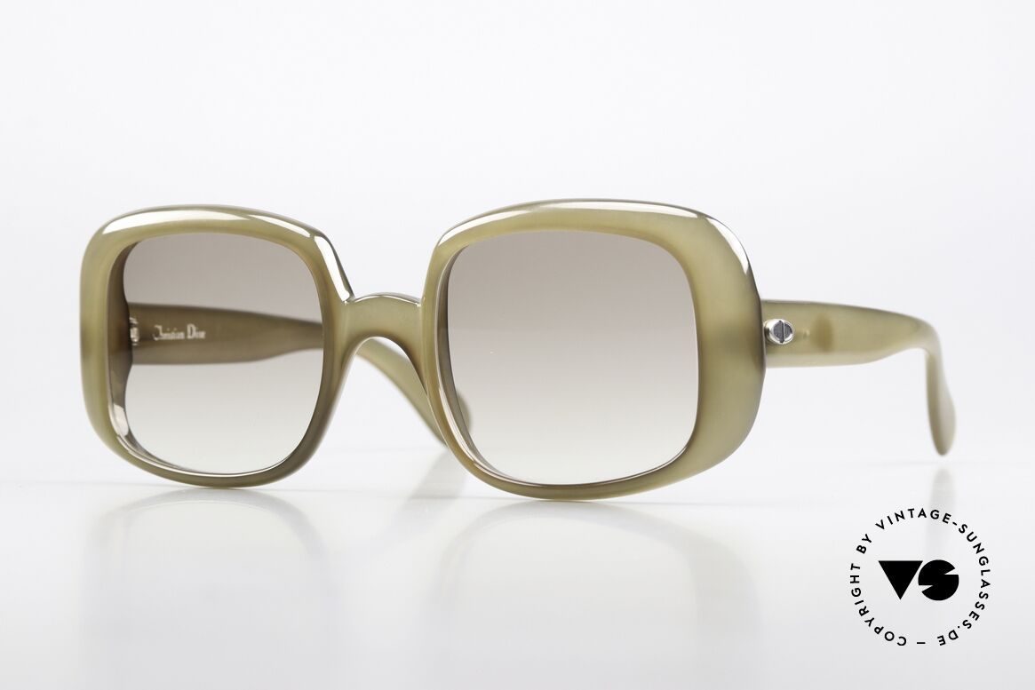Christian Dior 602 Optyl Brille Mystique-Effekt, Chr. Dior Designersonnenbrille aus den frühen 70ern, Passend für Damen