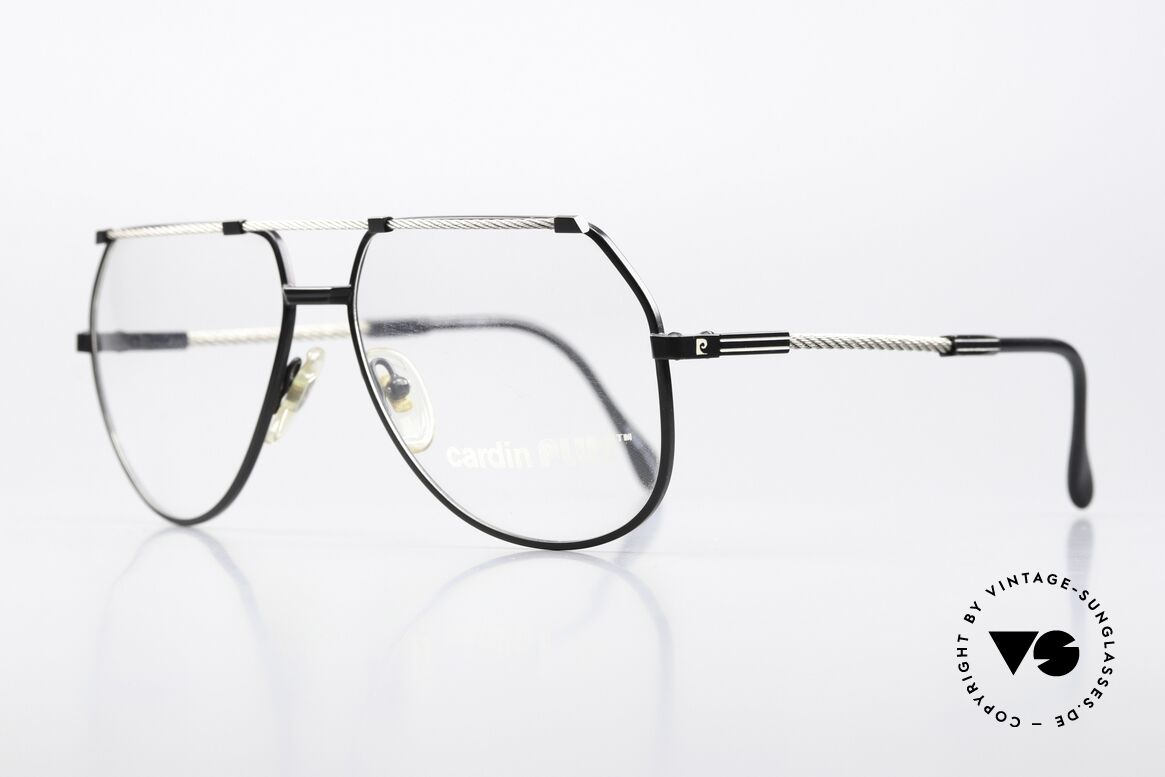 Pierre Cardin CP805 Alte 80er Segler Brille, Bügel & Brücke sind gedreht wie ein Segeltau, Passend für Herren