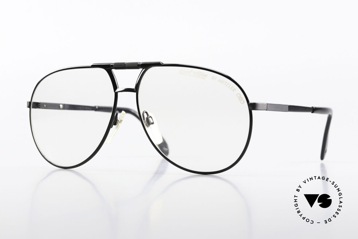 Metzler 0256 Brad Pitt Brille Von 2009, ultra seltene Metzler Sportbrille von 1988/1989, Passend für Herren