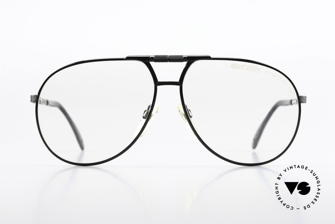 Metzler 0256 Brad Pitt Brille Von 2009, einstellbarer Steg sowie einstellbare Bügellänge, Passend für Herren