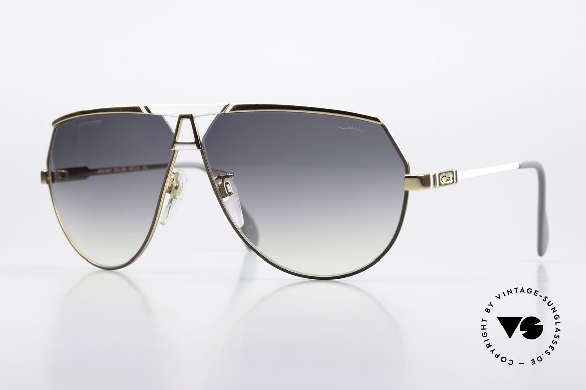 Cazal 953 XL 80er Pilotensonnenbrille, alte Cazal Sonnenbrille von 1989/90 in XL-Größe 69/10, Passend für Herren