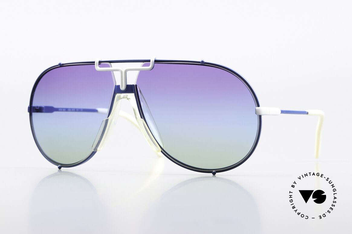Cazal 901 Targa Design 80er Brille Neues Sonnenglas, vintage CAZAL Targa Design Piloten-Brille, Passend für Herren und Damen