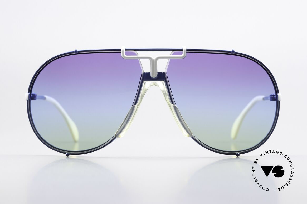 Cazal 901 Targa Design 80er Brille Neues Sonnenglas, altes Original von ca. 1986 in 64mm Größe, Passend für Herren und Damen