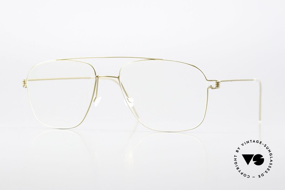 Lindberg Mikkel Air Titan Rim Designer Titanium Fasssung, Herrenbrille von Lindberg aus der Air Titanium Serie, Passend für Herren