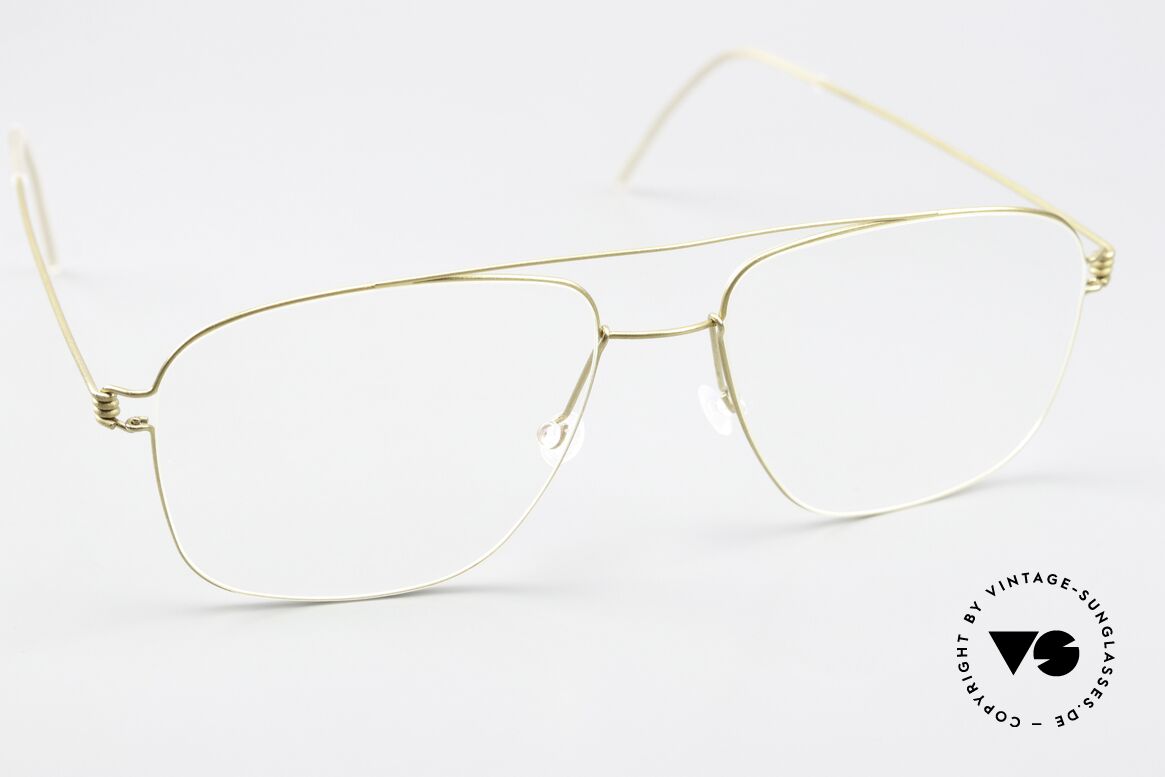 Lindberg Mikkel Air Titan Rim Designer Titanium Fasssung, ungetragenes Einzelstück + orig. Lindberg Magnet-Etui, Passend für Herren