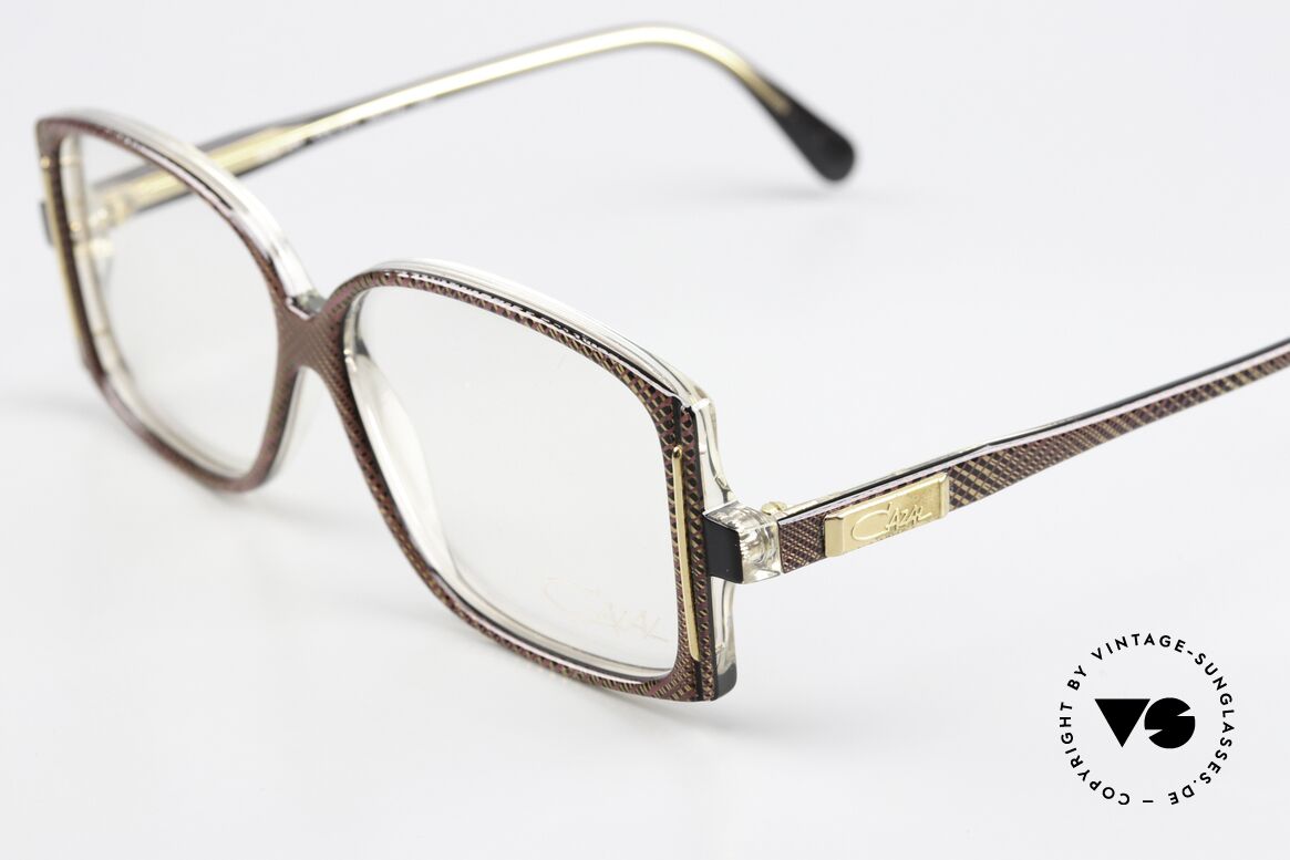 Cazal 326 Alte Hip Hop Brille 80er, ungetragen, Gr. 56/12, mit orig. altem Etui, Passend für Herren und Damen