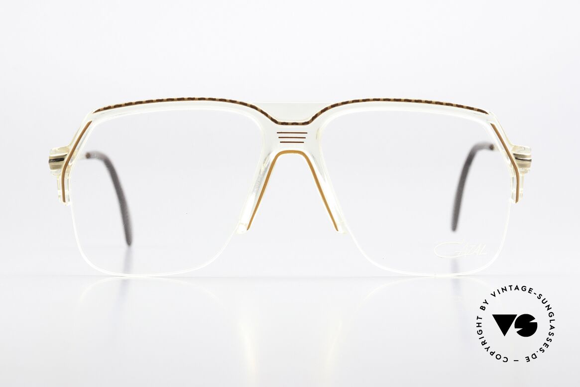 Cazal 626 Herren Vintage 80er Brille, HipHop-Brillenfassung oder auch "Old School Brille", Passend für Herren