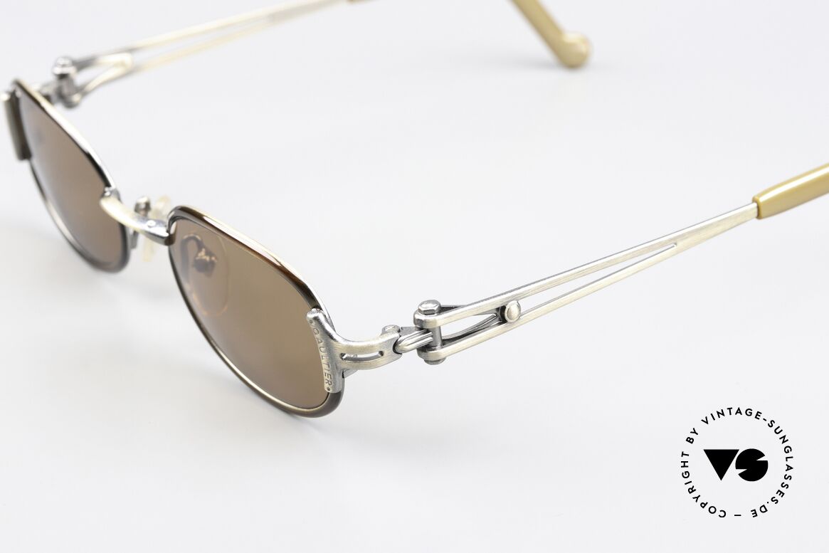 Jean Paul Gaultier 56-0004 Ovale Sonnenbrille Von 1996, muss man einfach sehen & fühlen (Top Sonnenbrille), Passend für Herren und Damen