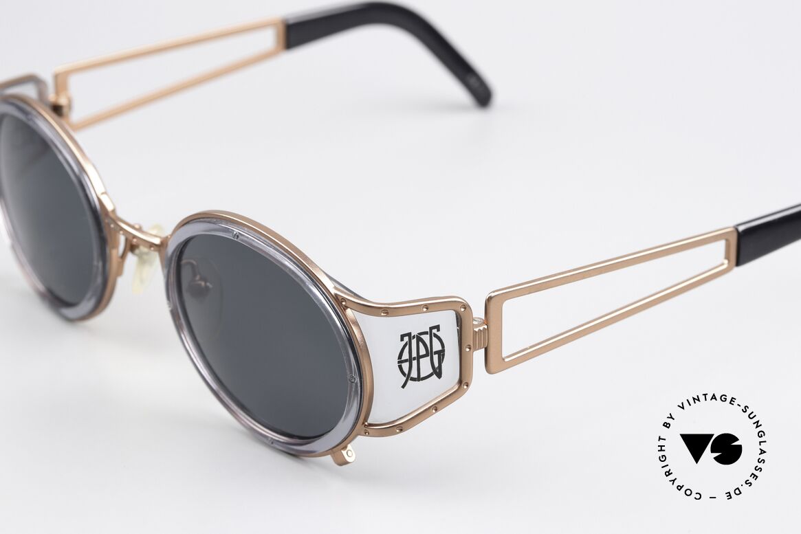 Jean Paul Gaultier 58-6201 Designer Steampunk Brille, heutzutage oft auch als Steampunk-Brille bezeichnet, Passend für Herren und Damen