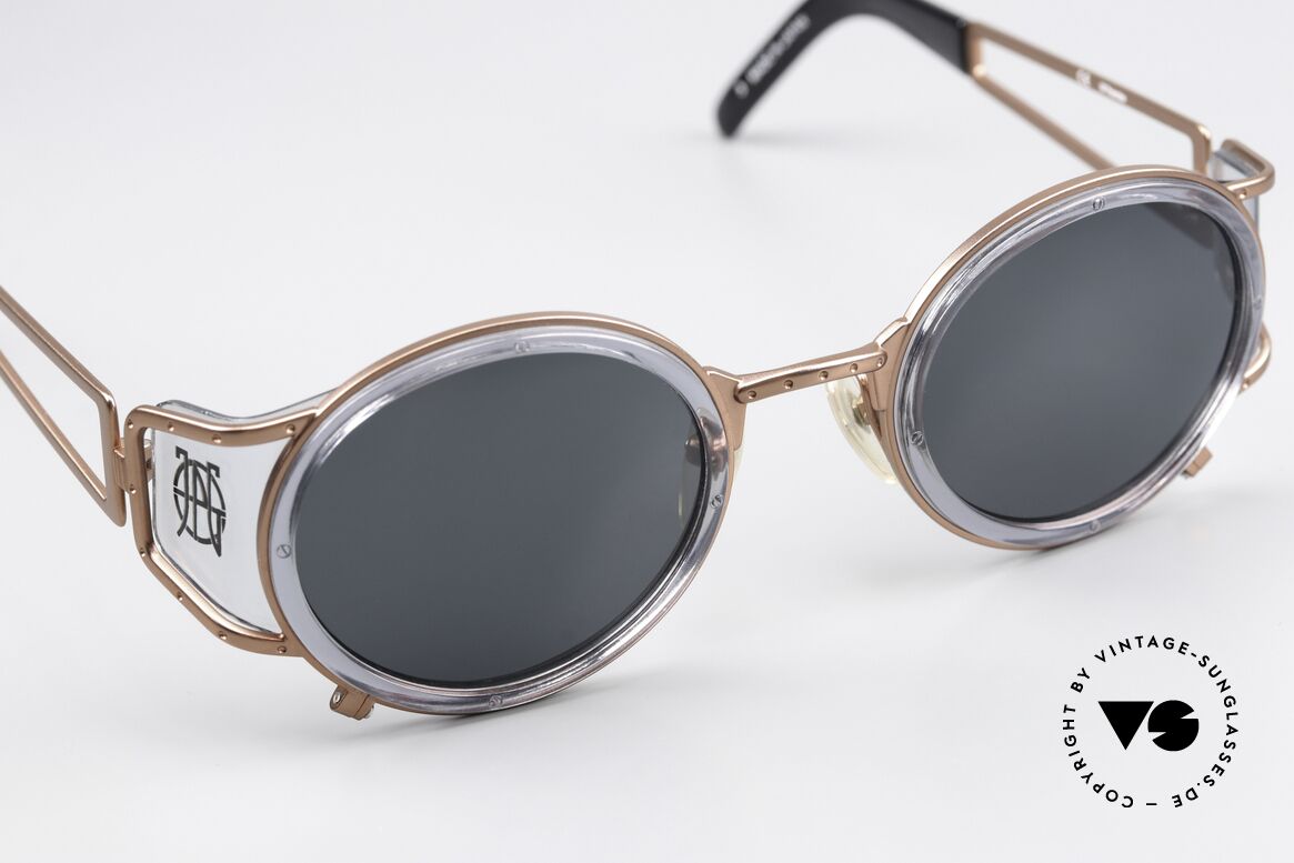 Jean Paul Gaultier 58-6201 Designer Steampunk Brille, unbenutztes Original in  Spitzen-Qualität + JPG Etui, Passend für Herren und Damen