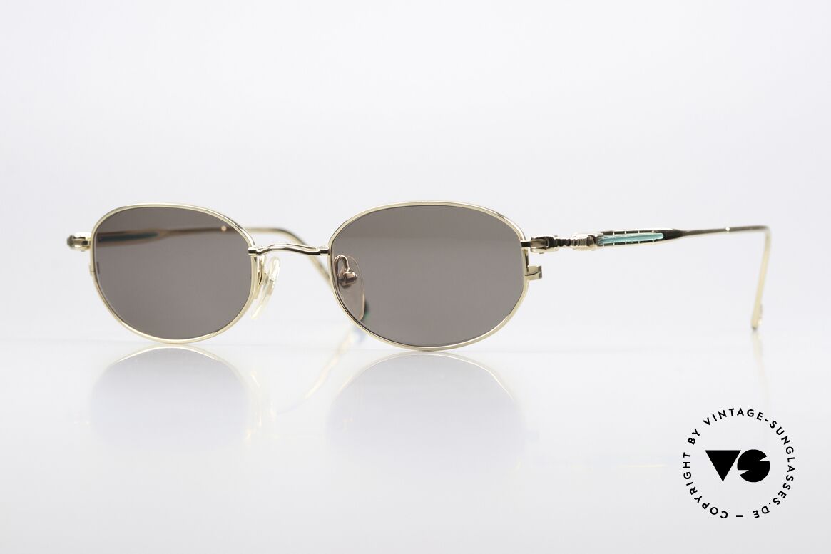 Jean Paul Gaultier 56-8103 Designer Sonnenbrille 1997, ovale vintage Sonnenbrille von Jean Paul GAULTIER, Passend für Herren und Damen