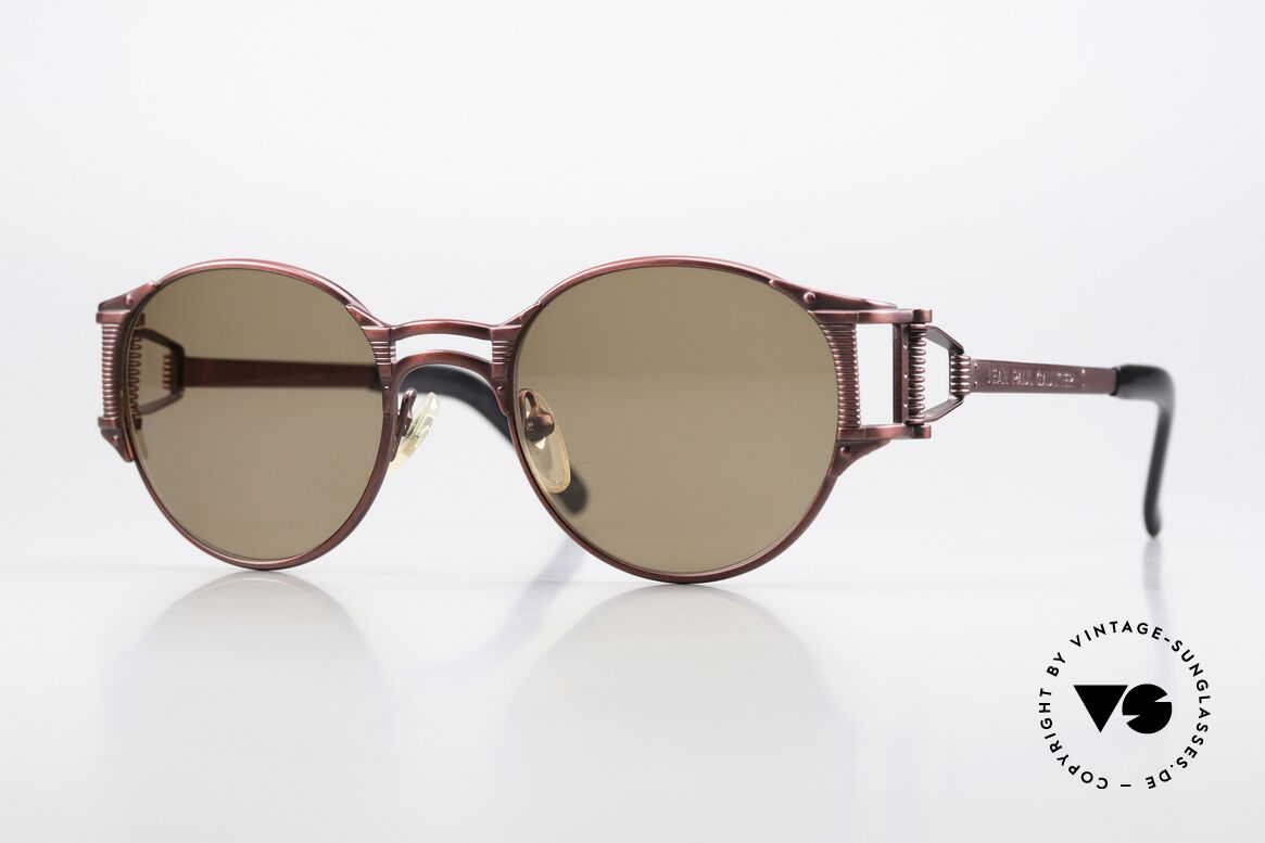 Jean Paul Gaultier 56-5105 Hip Hop Rapper Sonnenbrille, einzigartige vintage Sonnenbrille von Jean Paul Gaultier, Passend für Herren und Damen
