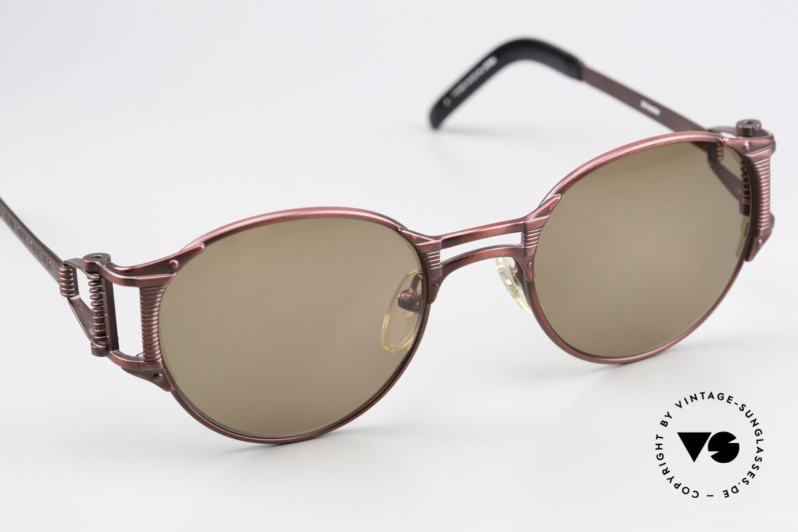 Jean Paul Gaultier 56-5105 Hip Hop Rapper Sonnenbrille, ungetragenes Einzelstück in Color 4 "smoke rose / brown", Passend für Herren und Damen