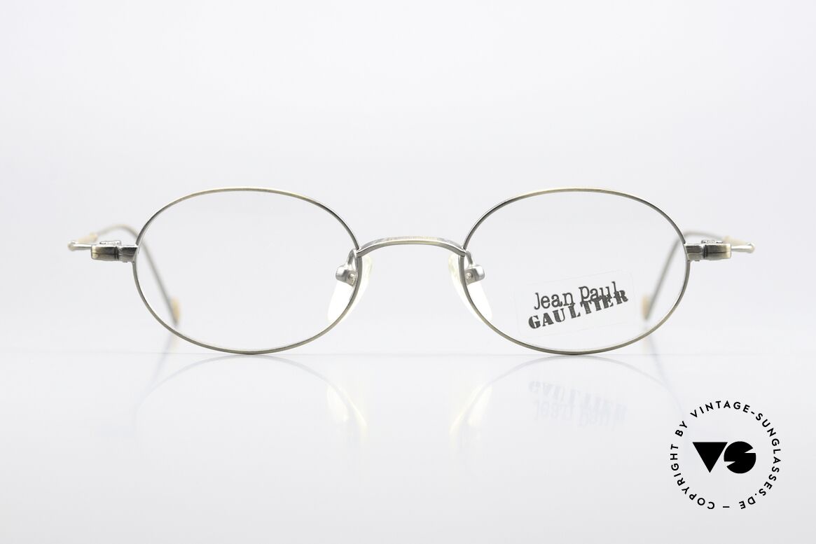 Jean Paul Gaultier 55-8106 Ovale Vintage Brille Clip-On, Größe: large, Passend für Herren und Damen