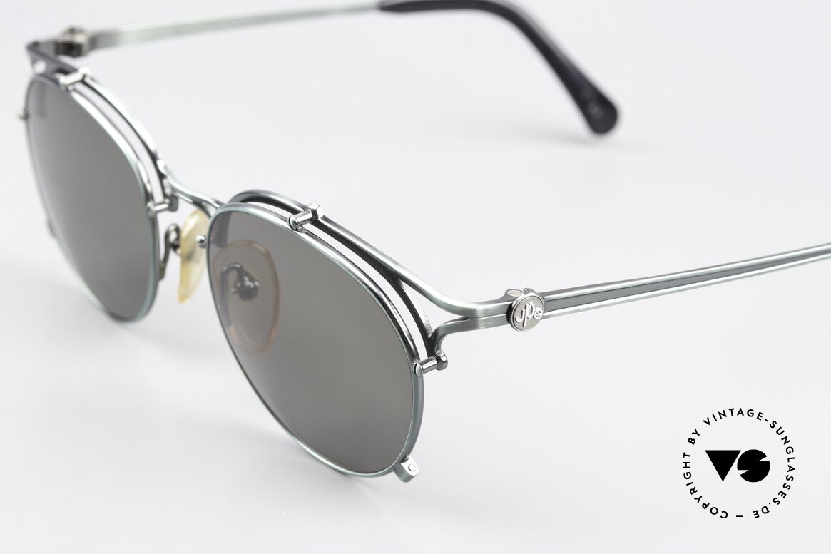 Jean Paul Gaultier 56-2171 Tannengrün Metallic 90er, JPGaultier-Katalog Farbcode 4 = "tannengrün metallic", Passend für Herren und Damen