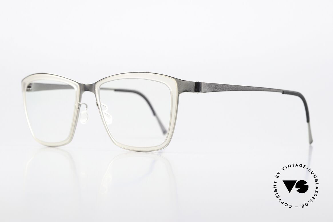 Lindberg 9705 Strip Titanium Klassische Brille Ladies Style, feminines Rahmen-Design mit Inner-Rims; top-Qualität, Passend für Damen