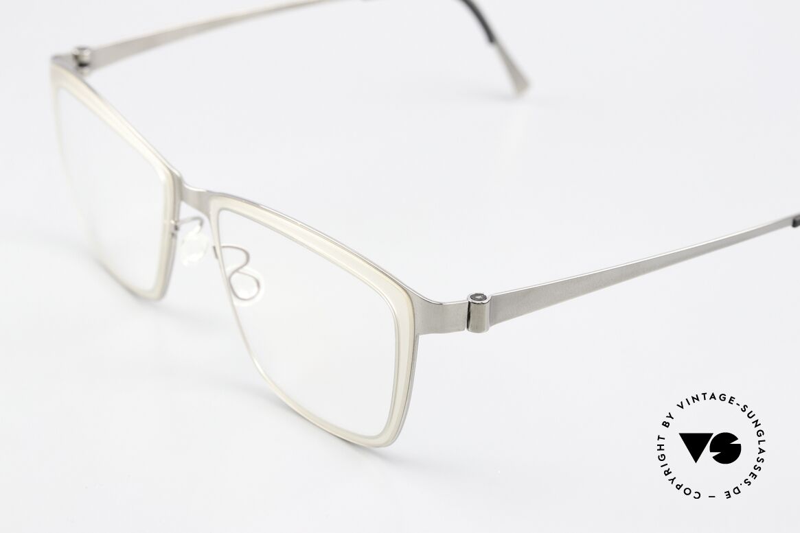 Lindberg 9705 Strip Titanium Klassische Brille Ladies Style, kann schon jetzt als 'vintage Lindberg' tituliert werden, Passend für Damen
