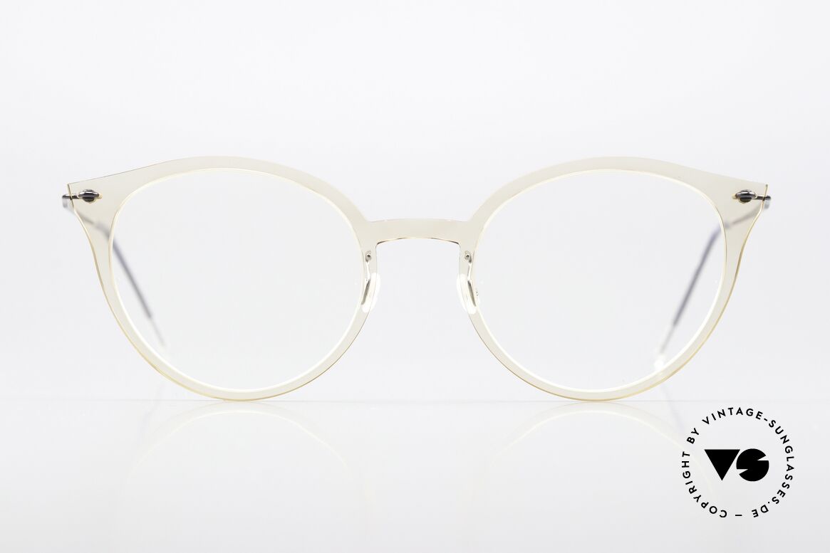 Lindberg 6548 NOW Edle Damenbrille Cateye Stil, Modell 6548, T803, Größe 50/21, Bügel 140, col. PU14, Passend für Damen