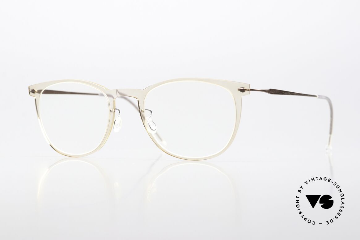 Lindberg 6529 47 NOW Edle Damenbrille Transparent, Lindberg Damenbrille aus der NOW bzw. N.O.W. Serie, Passend für Damen