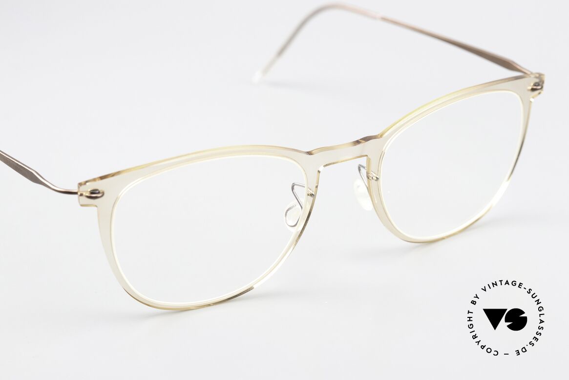 Lindberg 6529 47 NOW Edle Damenbrille Transparent, kann schon jetzt als 'vintage Lindberg' tituliert werden, Passend für Damen