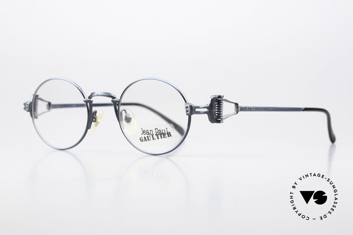 Jean Paul Gaultier 55-5106 Rare Vintage Brille Von 1994, heutzutage auch oft als "Steampunk Brille" bezeichnet, Passend für Herren und Damen